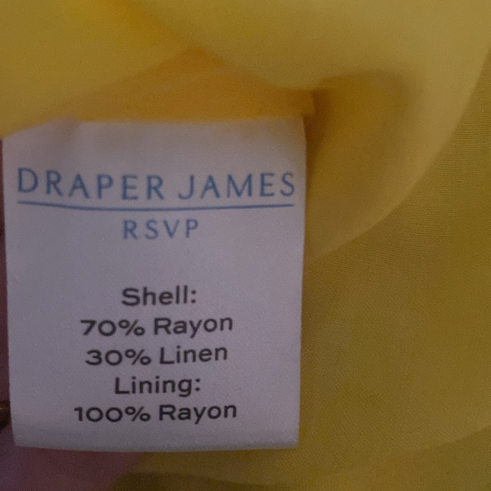 Draper James RSVP XXL yellow and blue dress - Picture 8 of 8